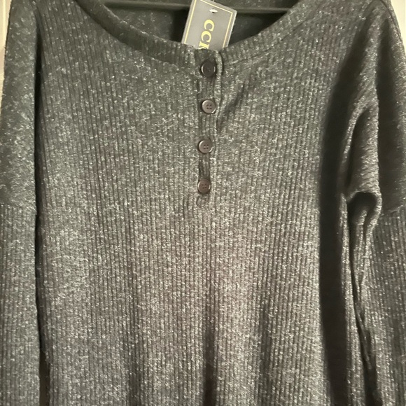 CCK Style Women's Size XL Gray Lightweight Sweater - Picture 5 of 11